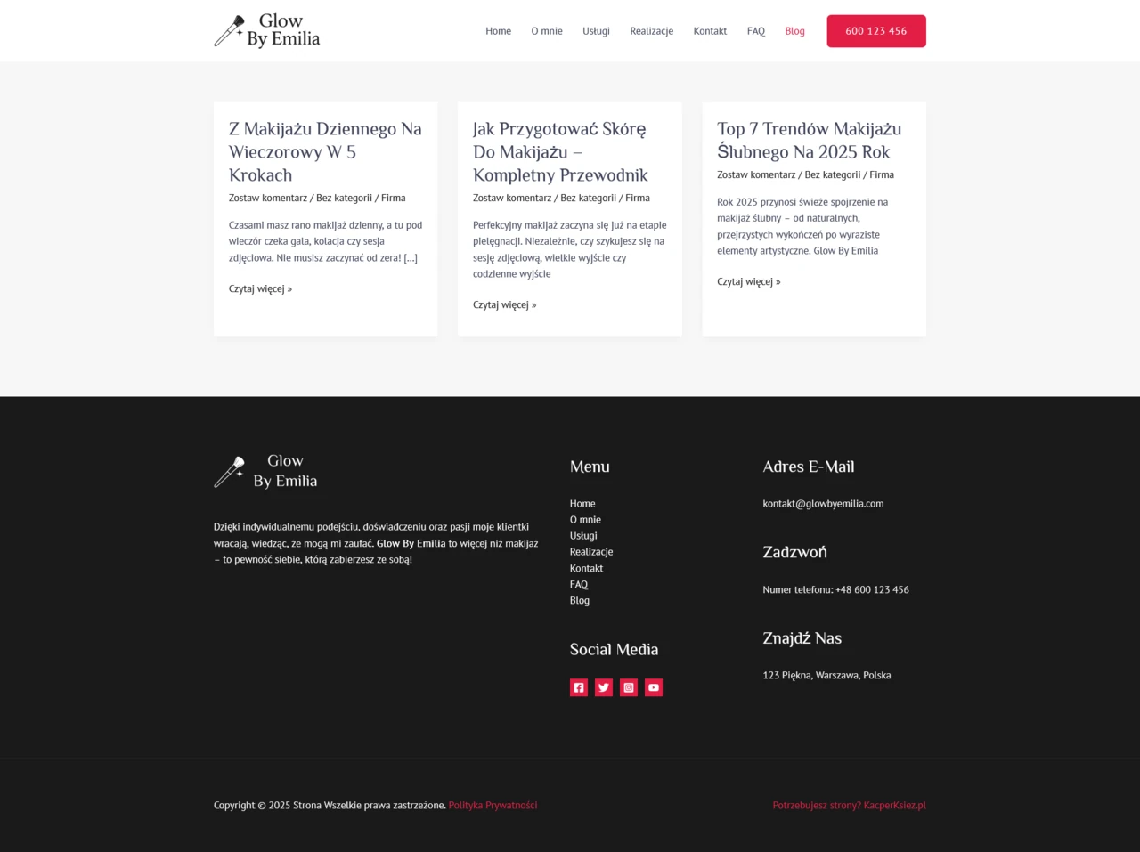 GlowBy, blog