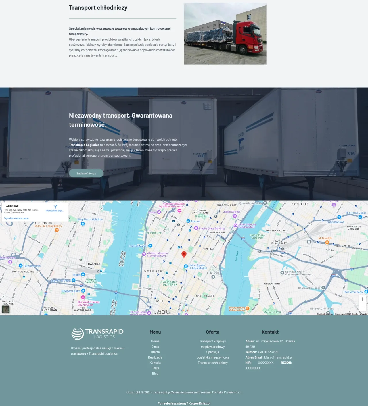 Transrapid, oferta, CTA, mapka