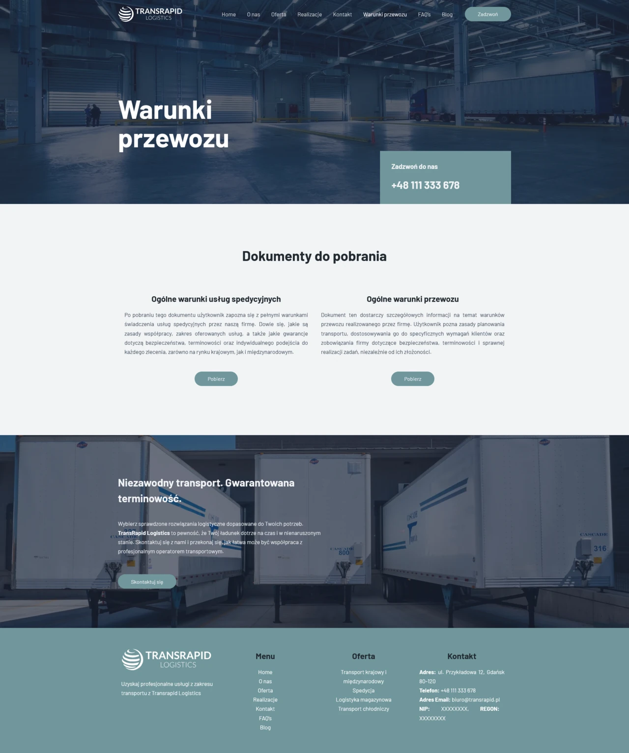 Transrapid, warunki przewozu